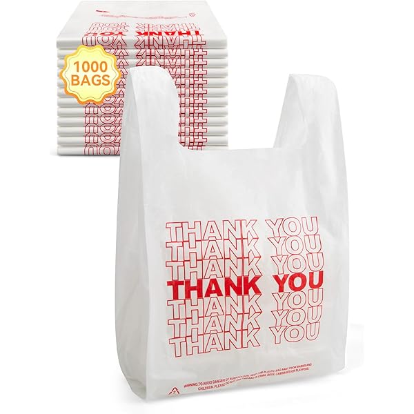 Amazon.com: 100 Pack - Jumbo (LARGE) T-Shirt Shopping/Trash